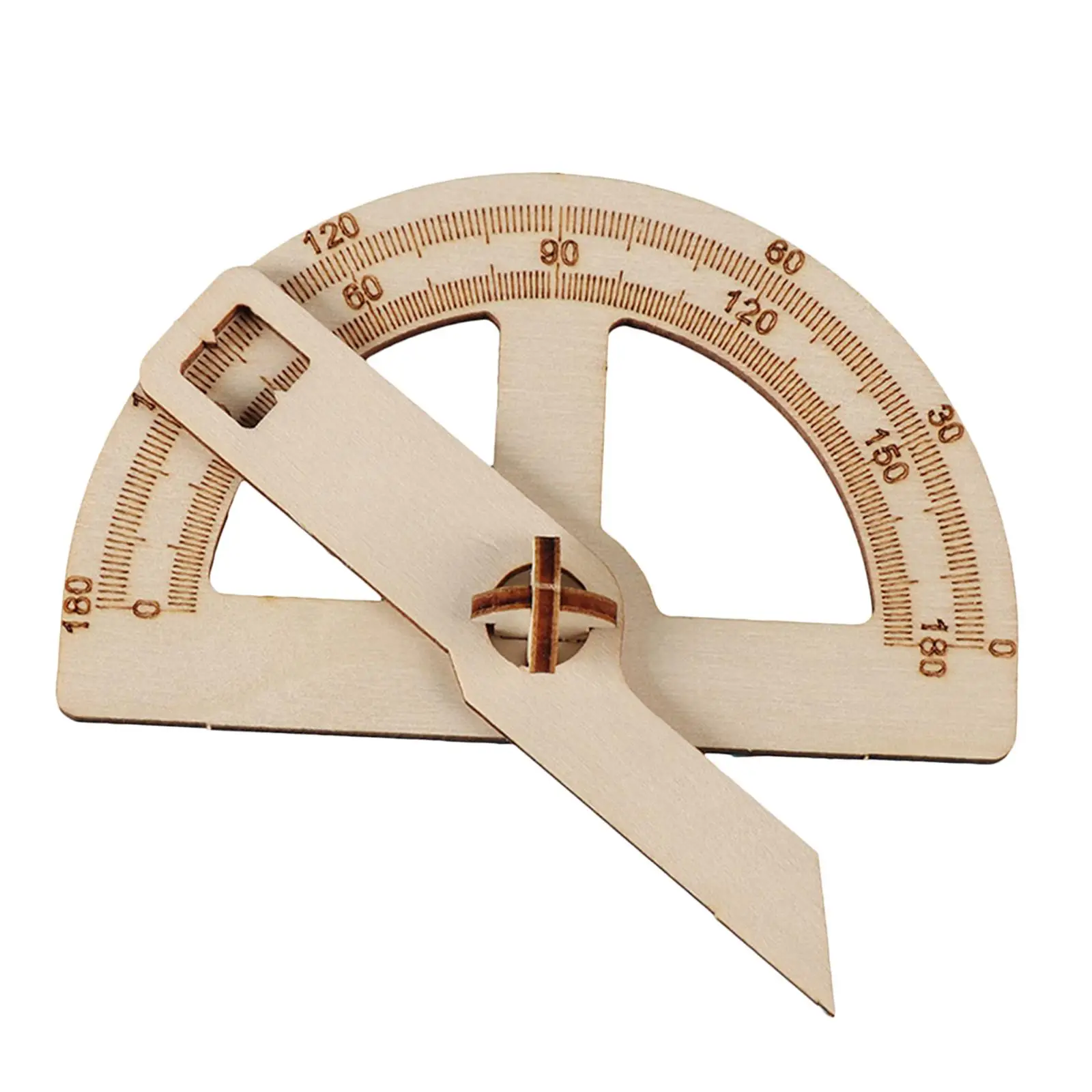 Wood Angle Ruler DIY Kits Developing Intelligent Physics Experiment Math Learning for Homeschooling Teaching Tool Kids Children