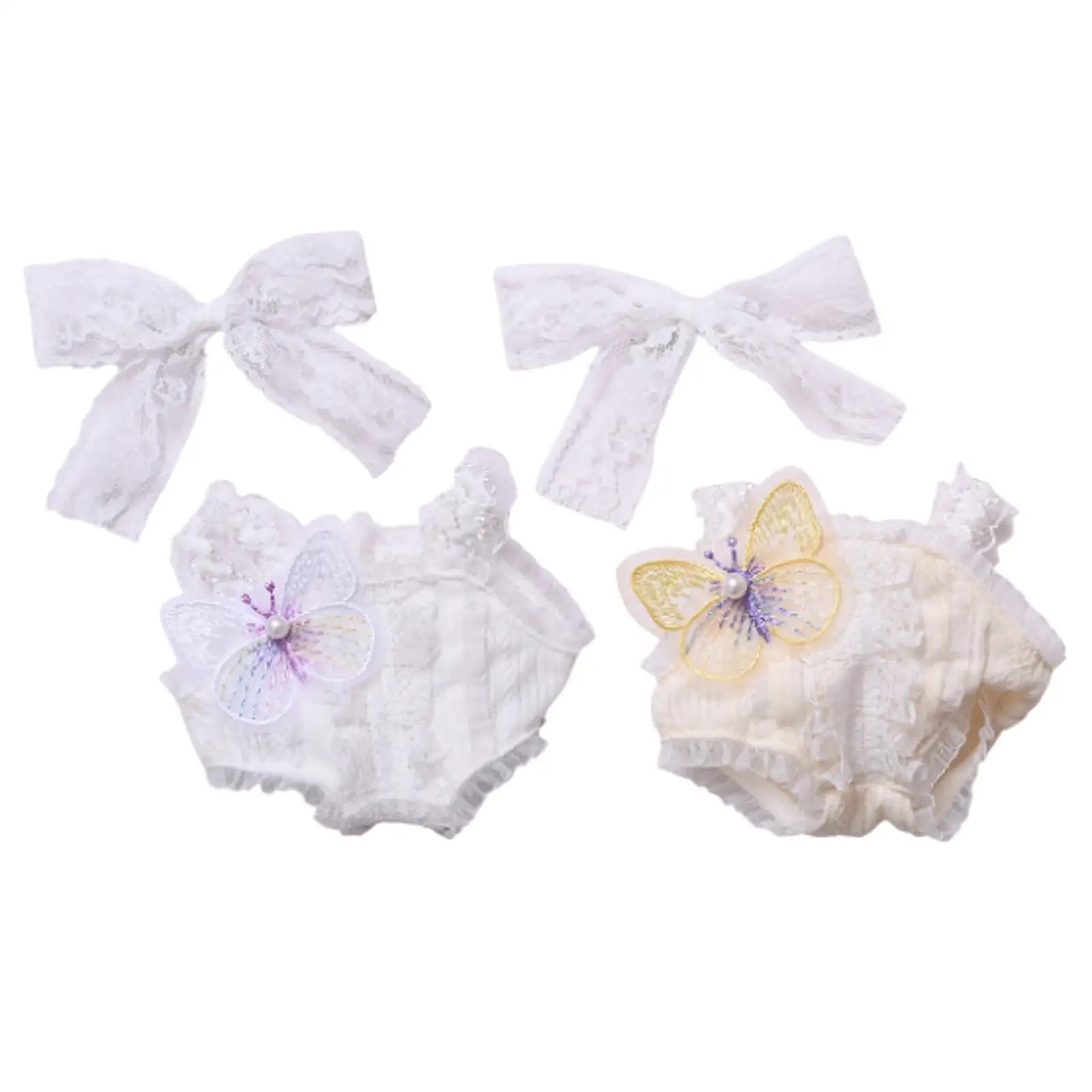 2 Pieces 15cm Doll Clothes with Bow Headdress Accessories Comfortable Cute Doll Rompers Outifits for Little Girls Age 5-7 8-10 2 Pieces 15cm Doll Clothes with Bow Headdress Accessories Comfortable Cute Doll Rompers Outifits for Little Girls Age 5-7 8-10