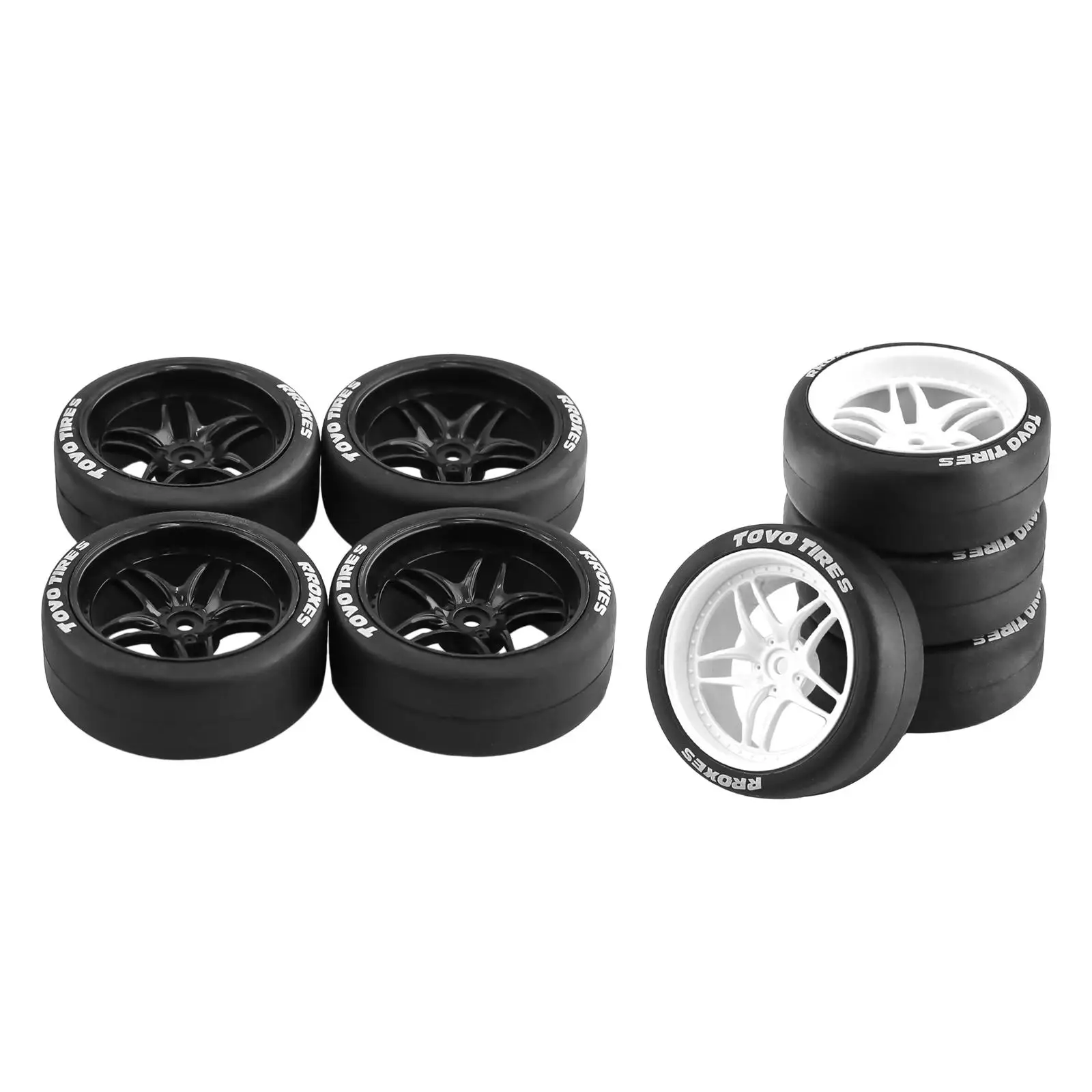 4x reemplazo de neumáticos de deriva de rally de coche RC para accesorios de coche TT02 1/10 RC