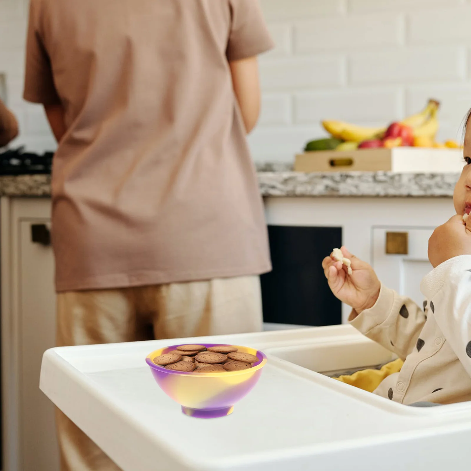 Juego de cuencos de silicona para alimentación de bebé, cuencos de arroz, contenedor de almacenamiento, plato de condimentos, cuencos de almuerzo para niños pequeños, 14 Uds. - imagen 5