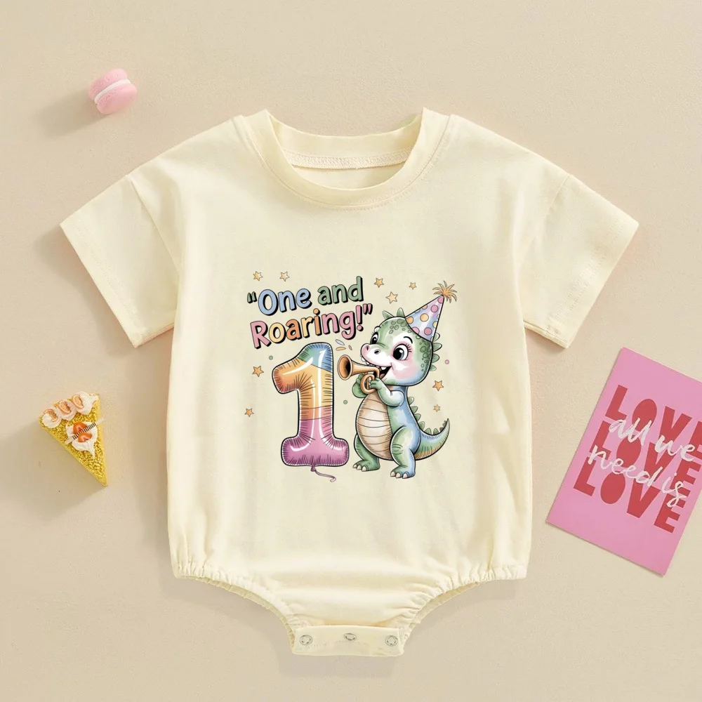 Pelele con estampado de animales salvajes para bebé, traje de fiesta de cumpleaños de jungla, mono de gran tamaño, mono salvaje, regalo de ducha infantil - imagen 5