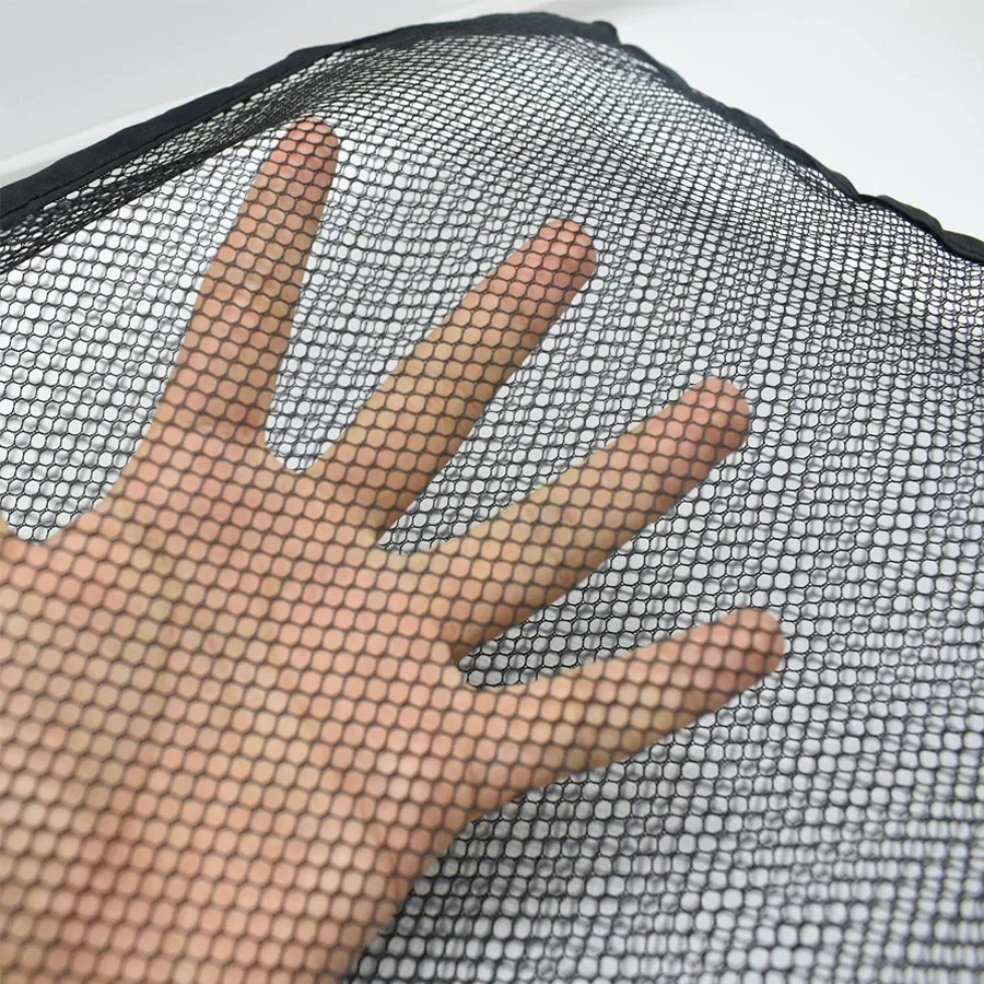 Bolsa de malla para cochecito de bebé, organizador de malla con perspectiva negra, bolsa colgante, bolsa de almacenamiento portátil para aperitivos y botellas, accesorios para cochecito - imagen 5