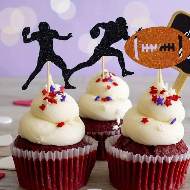 Adorno rugby pastel para tarta infantil - imagen 2