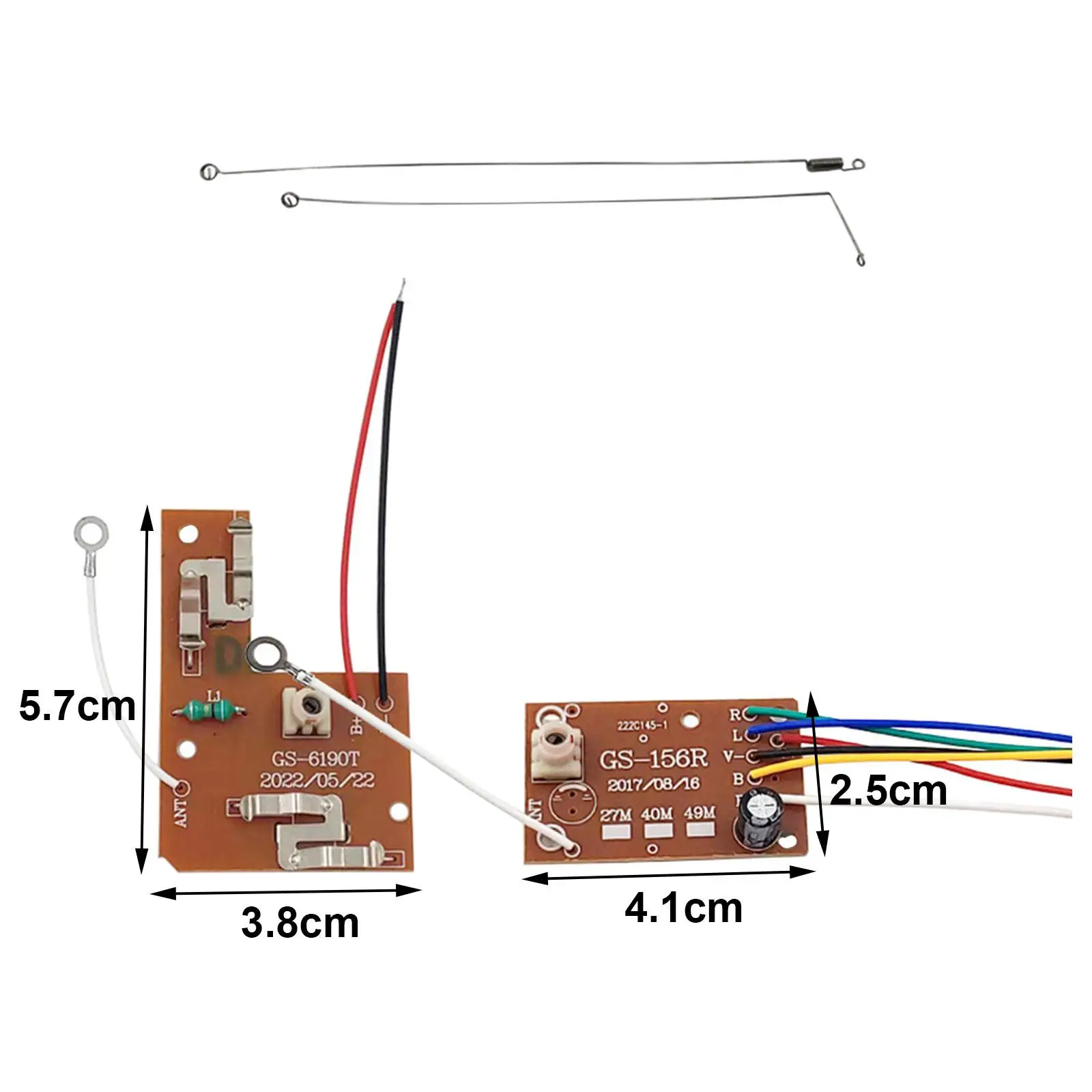 RC Car Transmitter Receiver Board DIY 4CH for RC Car Model Trucks Vehicles