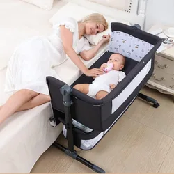 Cuna portátil convertible con ruedas para bebé