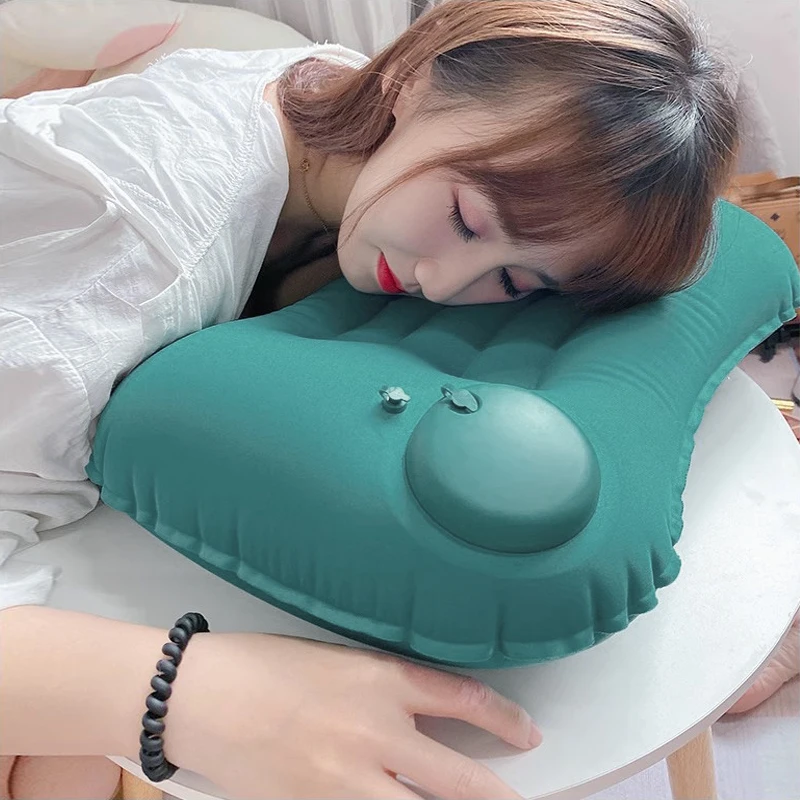 Almohada de viaje inflable para bebé – Desmontable y cómoda - imagen 2