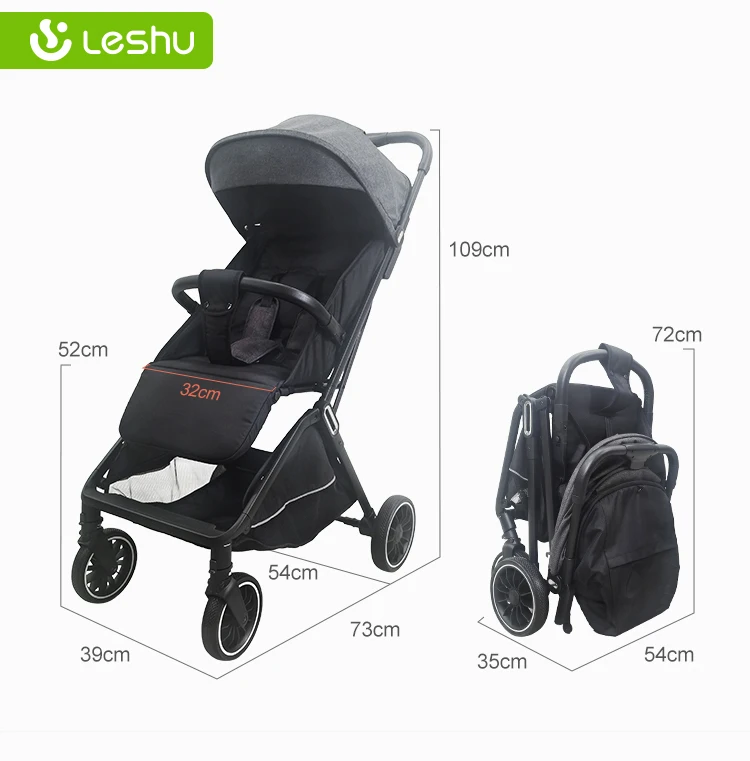 Cochecito plegable automático OEM Bebek Arabasi Poussette Bebe, cochecito compacto, cochecito de viaje automático, cochecito ligero 2 en 1 para bebé - imagen 2