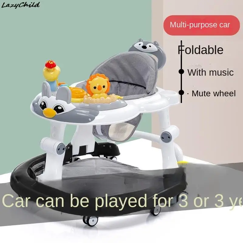 Andador LazyChild para bebés, Andadores para niños con ruedas, Andador de coche para niños pequeños, Andador para niños, aprendizaje de Baby Wallker, mango de empuje musical - imagen 2