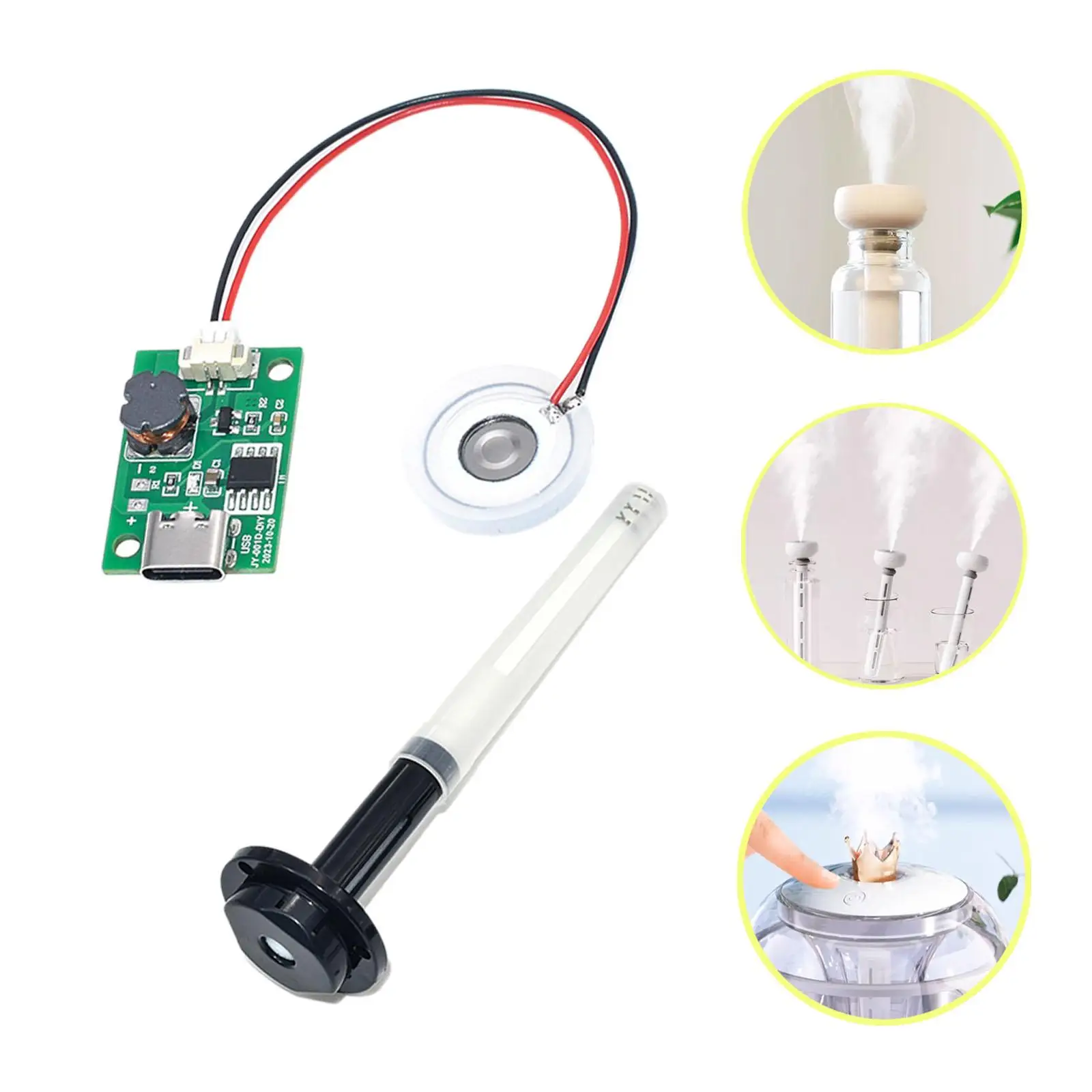 Circuit Board Mini Oscillating for Perfume Atomizer Fogger Easily Install Mist Atomizer Good Performance Atomization Disc 1Set