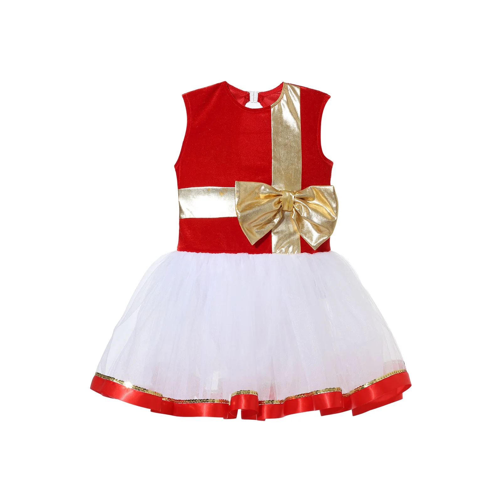 Vestido tutú ballet niña - Traje de baile navideño - imagen 5