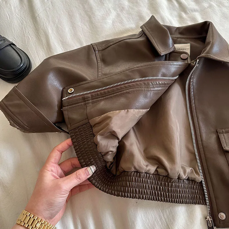 MILANCEL Chaqueta de otoño para niños – Solapa sólida estilo coreano - imagen 3