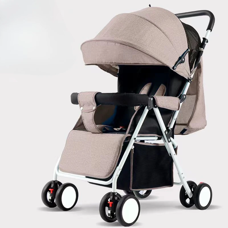 Cochecito plegable compacto con amortiguación y asa reversible - imagen 4