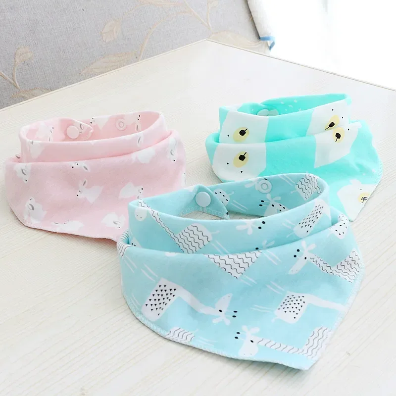 Babero bandana de algodón con diseño infantil