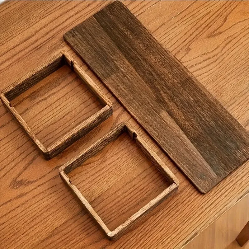 Pequeña estantería de escritorio creativa de bambú para oficina en casa, organizador de escritorio para estudiantes, estante de almacenamiento de libros - imagen 3