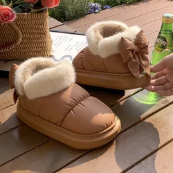 Botas de invierno niña con lazo trasero - Cálidas antideslizantes