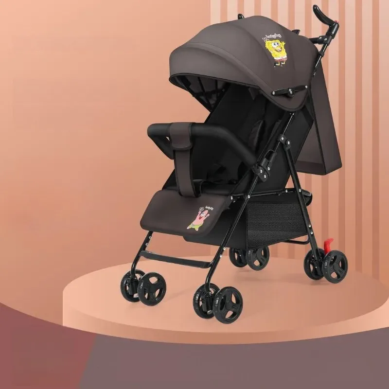 Cochecito ligero reclinable y plegable para bebé