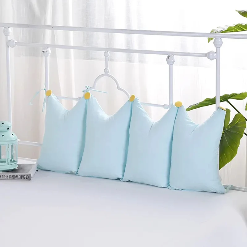 Cojín de respaldo para cuna de algodón puro – Extraíble y lavable - imagen 3