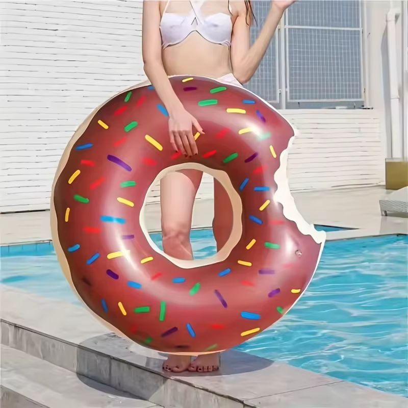 Flotador donut infantil para piscina – Fiestas y juegos acuáticos - imagen 4