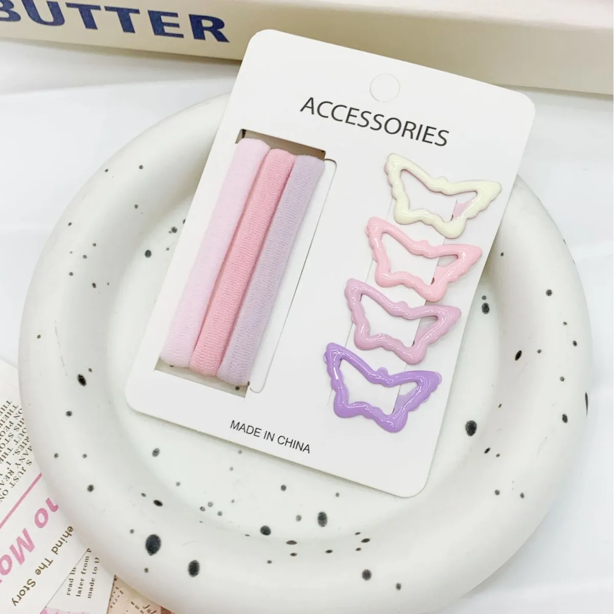 Pinzas para el cabello sólidas para niñas, conjunto de bandas de goma para niñas y niños, horquillas geométricas dulces y bonitas de Color caramelo, accesorios bonitos para el cabello nuevos - imagen 4