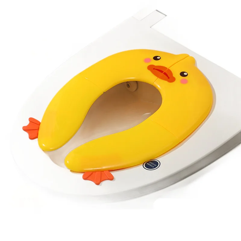 Asiento portátil plegable para inodoro – Entrenamiento baño bebé - imagen 4