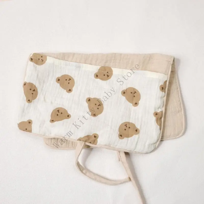 Bolsa organizadora para riel de cuna XXFE – Algodón suave con acceso rápido - imagen 4