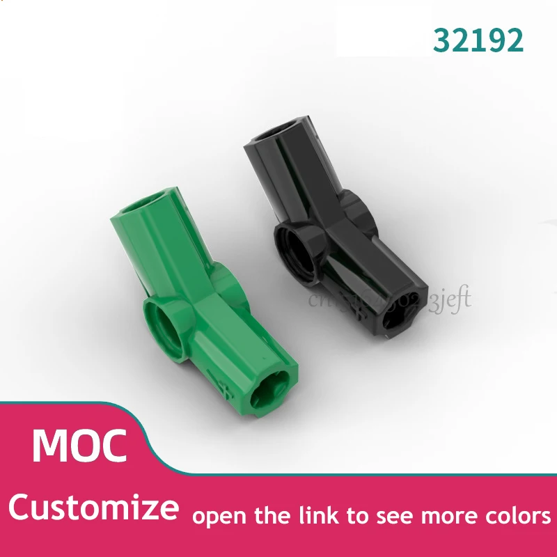 80 piezas 32192 Conector de eje y pin en ángulo # Colecciones de 4 ladrillos, juguetes GBC modulares a granel para bloques de construcción técnicos MOC DIY