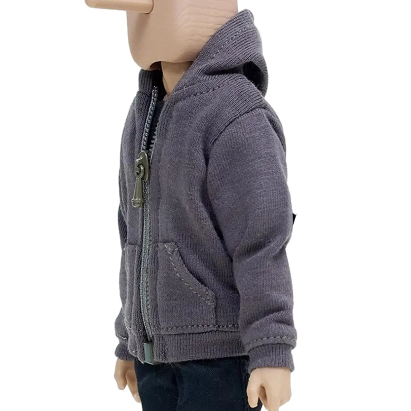1:12 Soldier Coat and Vest Miniature Clothing, Trendy Outfit Suit Cloth Figure Doll Clothes Accs for 6 inch Figure Doll Model