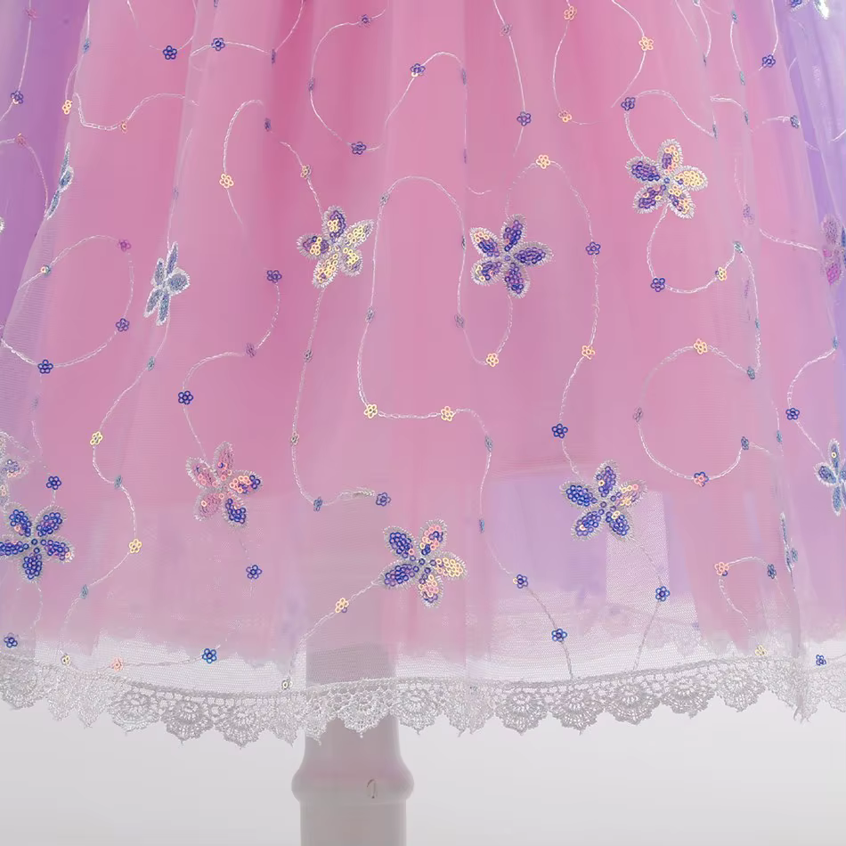 Disfraz Rapunzel para niña – Vestido largo con accesorios - imagen 2