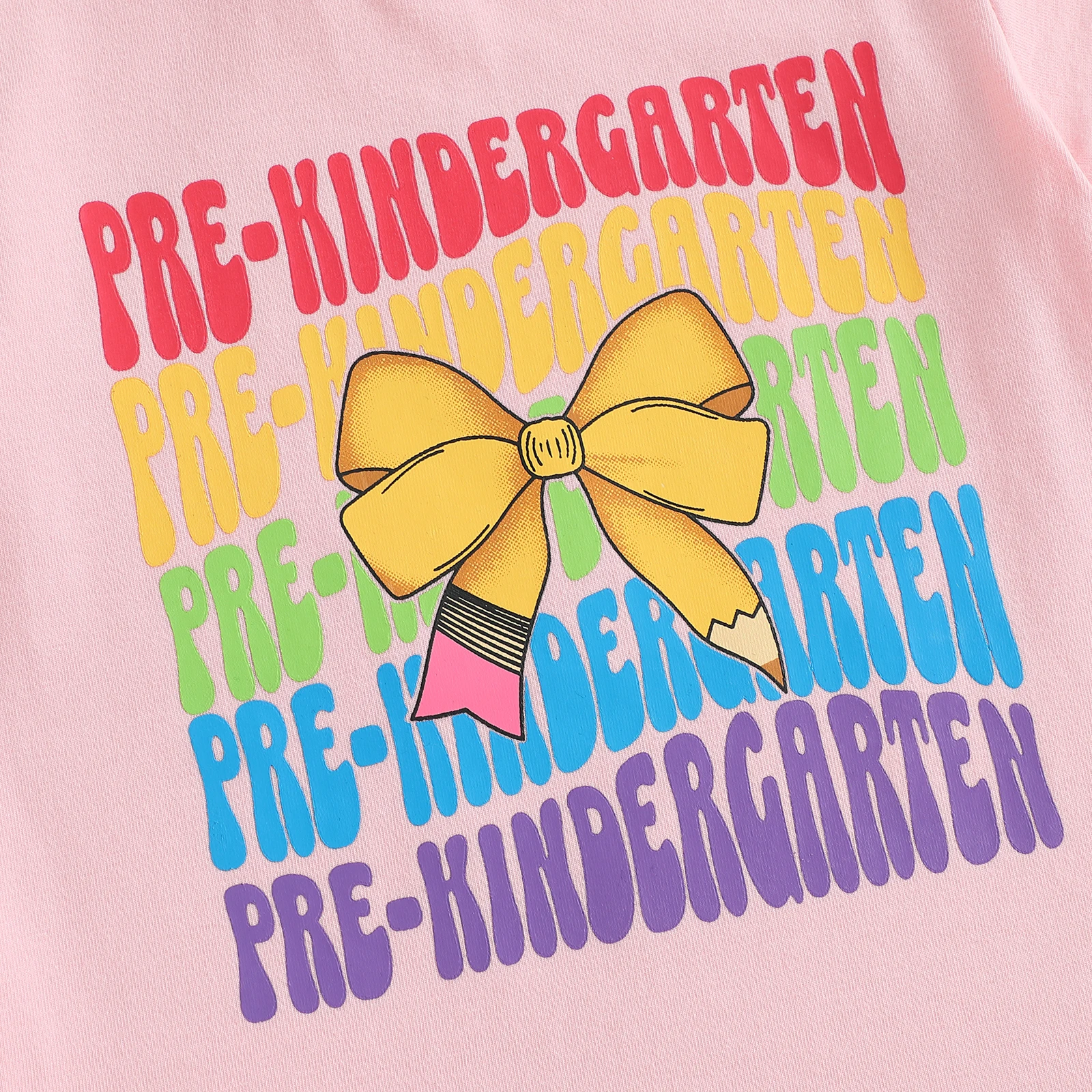 Tregren camiseta niña verano estampado letras cuello redondo 2-5 años - imagen 5