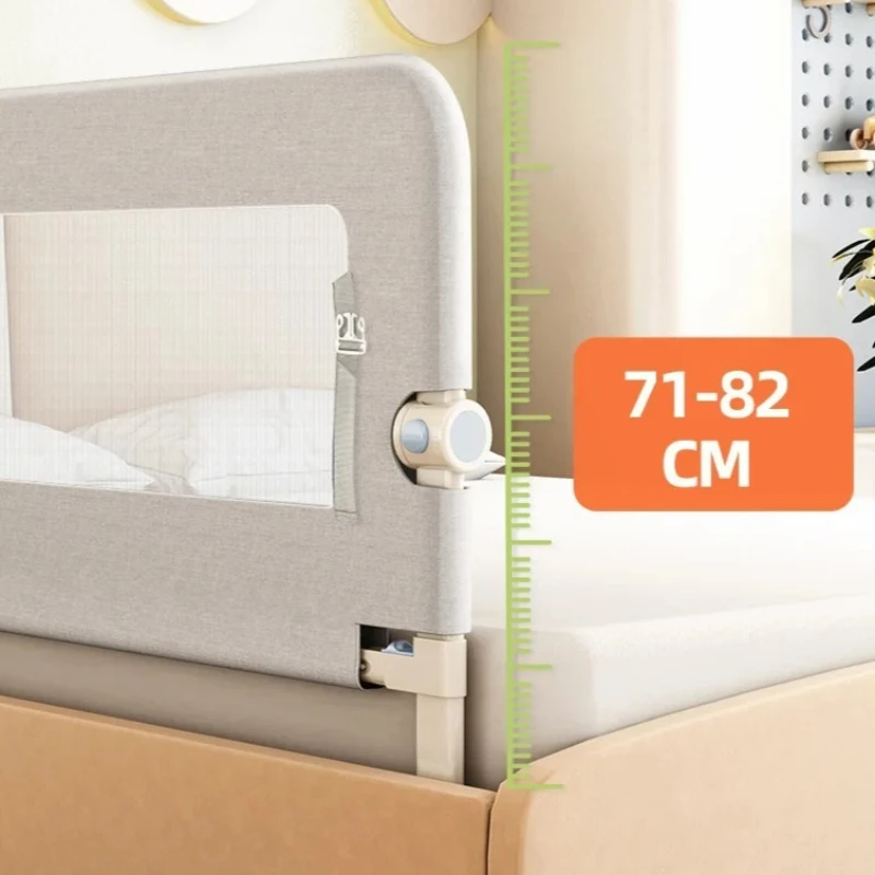 Barandilla abatible de seguridad para cama de bebé - imagen 5