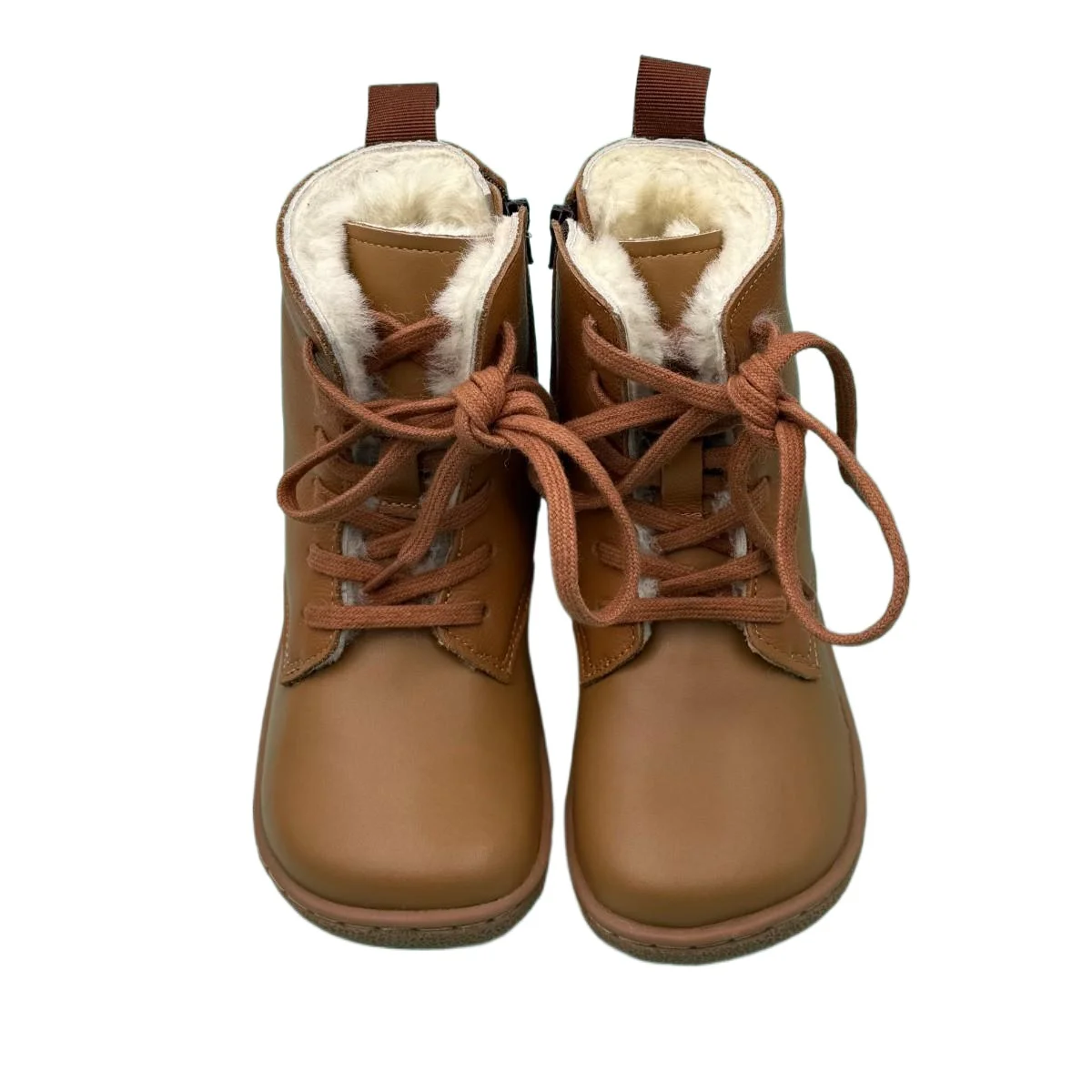 TipsieToes, bota de invierno descalza de cuero genuino, plantilla con forro de piel Natural para bebé, niño, niña, niño, niños, dedos de los pies anchos cálidos - imagen 2