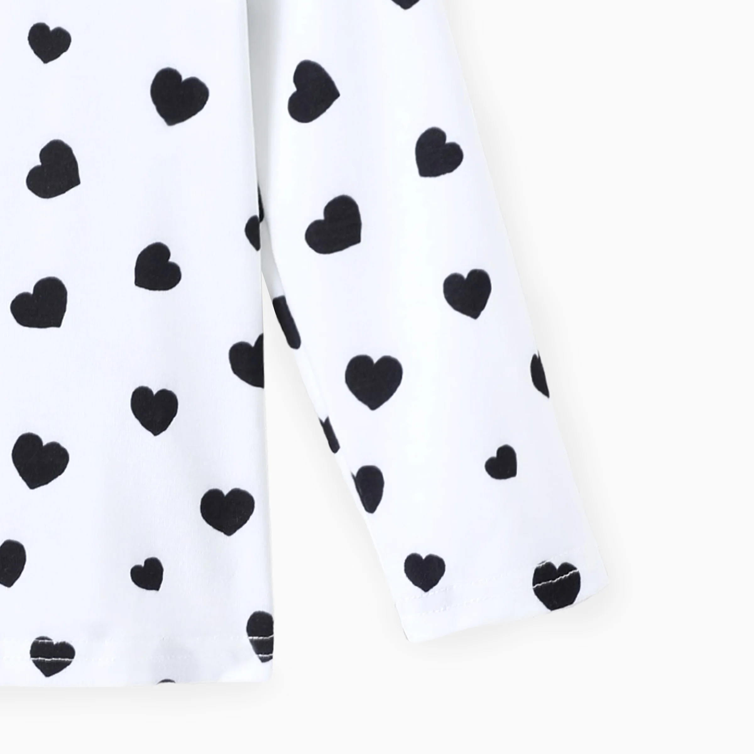 PatPat Conjunto de 2 piezas de camiseta de lunares y vestido general para niña pequeña - imagen 5