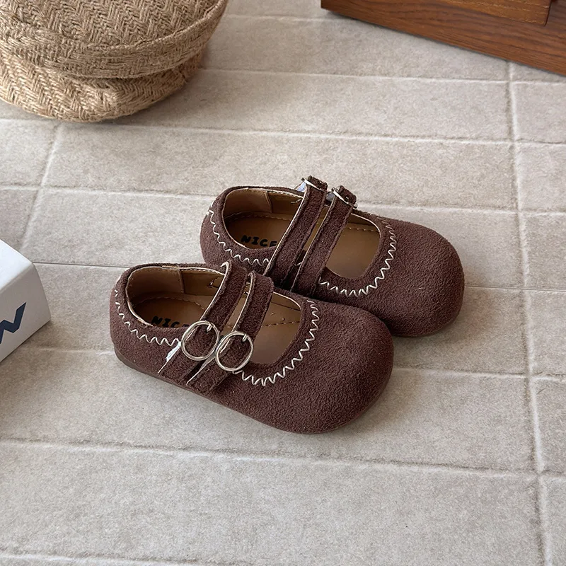 Zapatos Mary Jane de cuero para niñas - Suela suave para fiestas - imagen 2