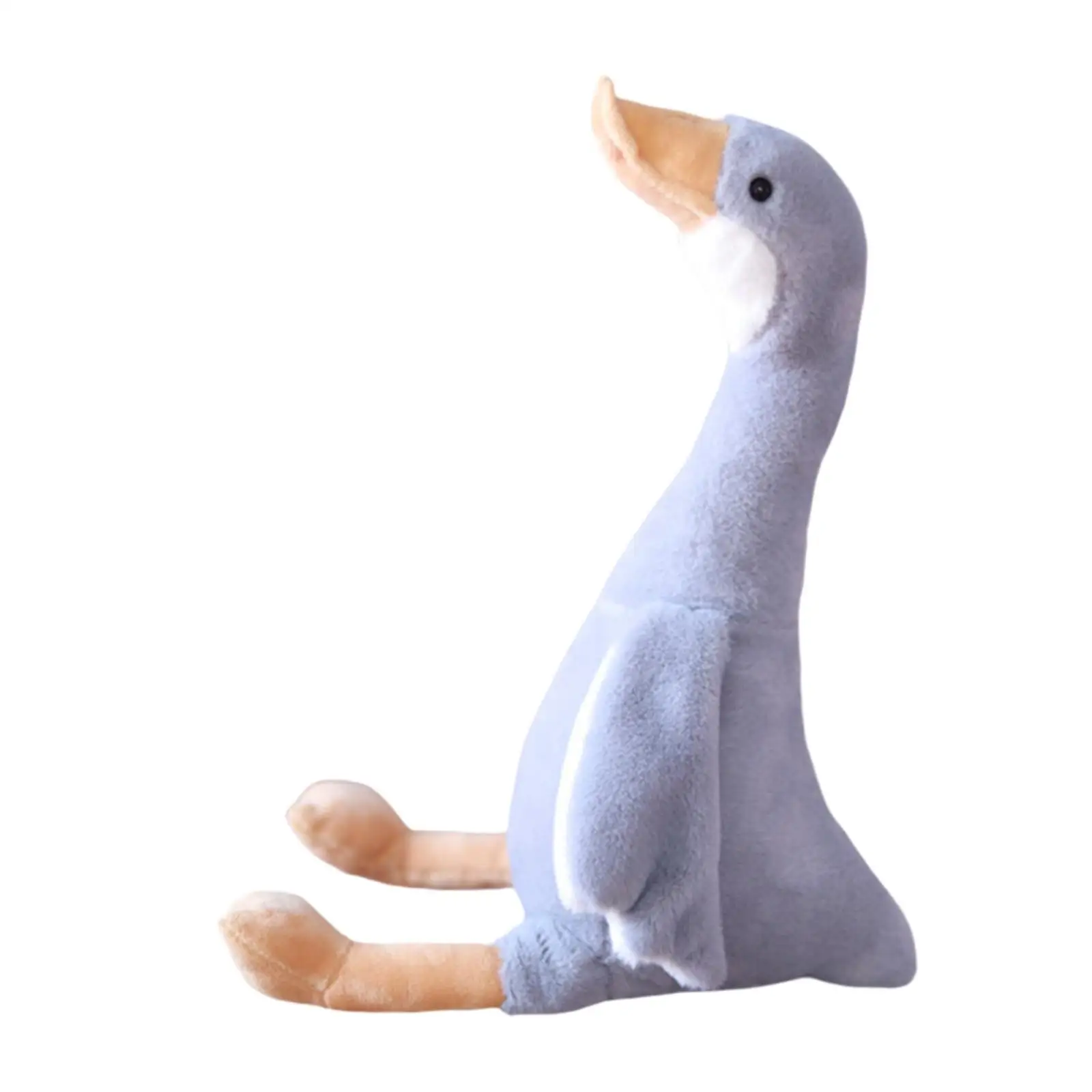 Lovely Goose Stuffed Animal Doll Duck Plush Toy Decoration Plush Doll Swan Figure Toy for Office Couch Birthday Gift Bed Home