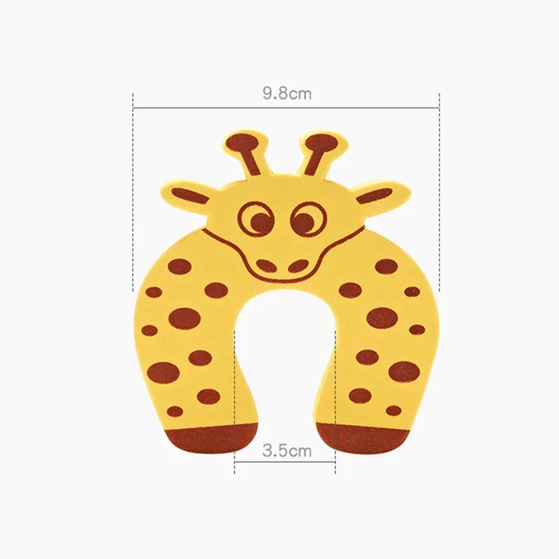 2 unids/set tapón de puerta contra choques para seguridad del bebé protector de puerta a prueba de niños Protector de dedo cerradura de seguridad correas para el hogar a prueba de bebés - imagen 5