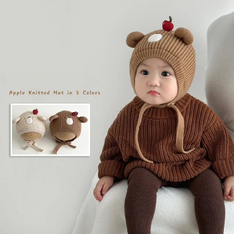 Gorro polar infantil con orejeras – Estampado animal