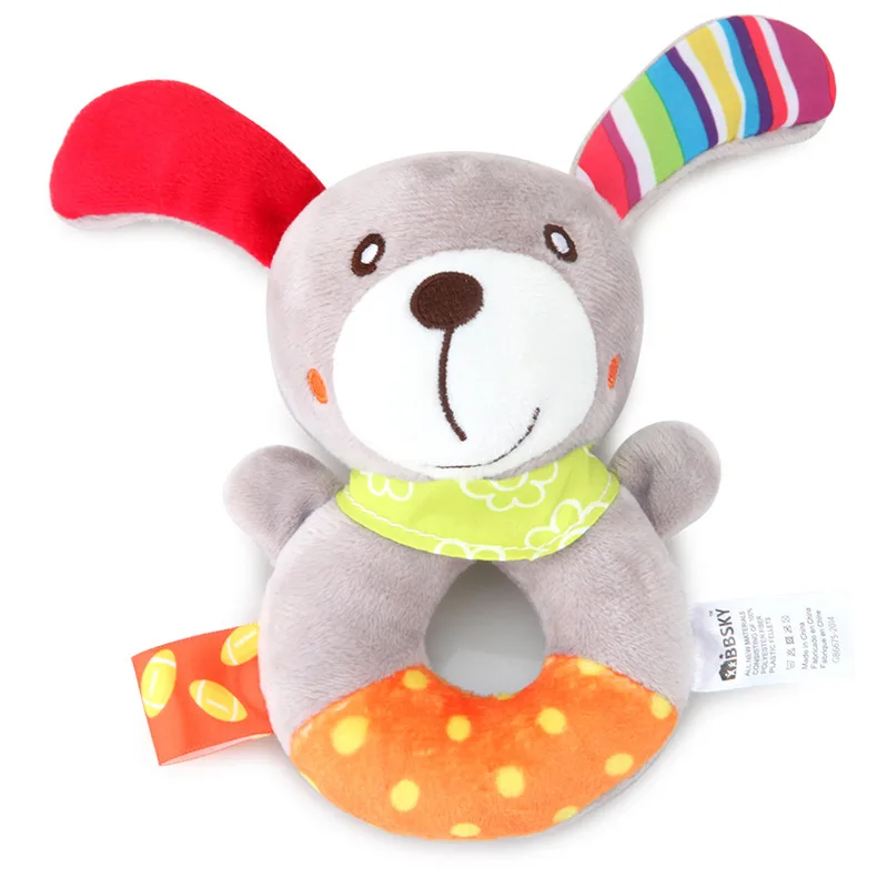 Sonajero de peluche animado para bebé - Juguete educativo suave - imagen 2