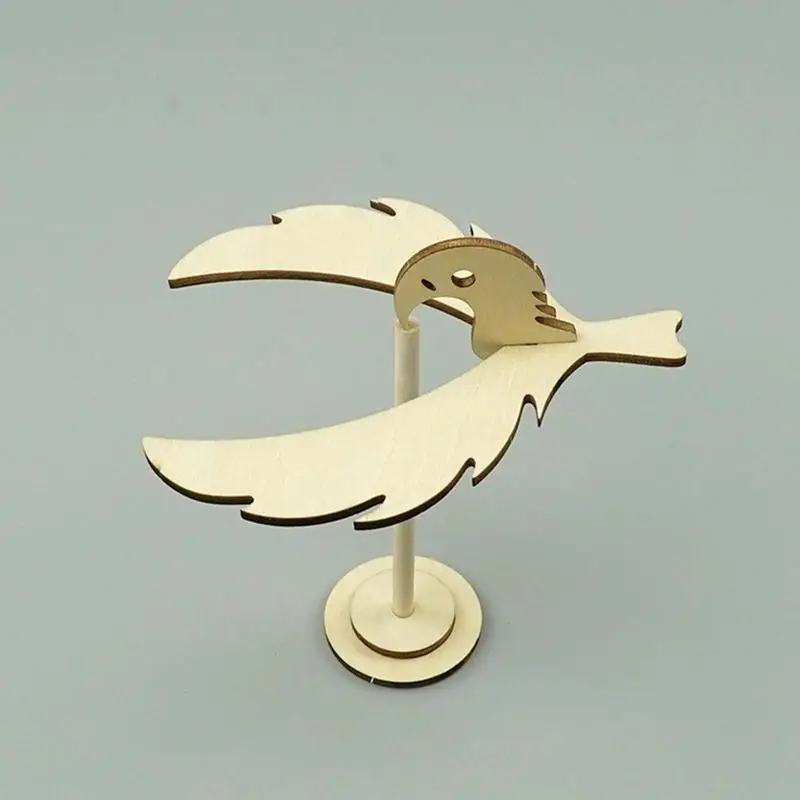 Juguete de pájaro de equilibrio, artículos de madera para adultos, diversión de madera, pájaro de equilibrio, juguetes novedosos y diversión para sala de estar, dormitorio y oficinas - imagen 4