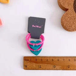 Diademas de terciopelo con corazón – Estilo coreano para bebé