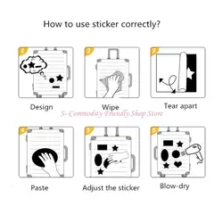 85AE Juego pegatinas rompecabezas DIY para niños, árbol Navidad, pegatinas para montar