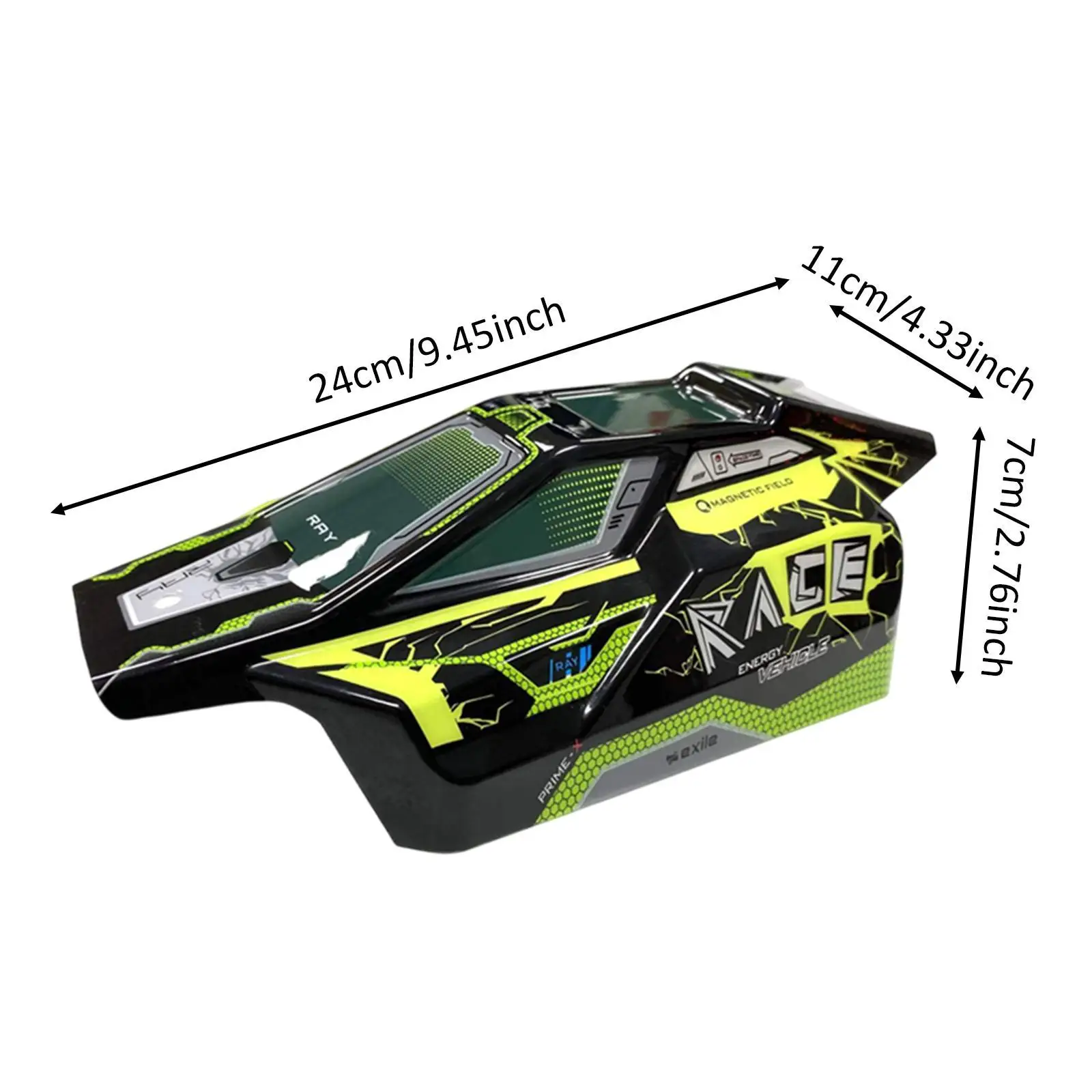 1:16 RC Car Body Shell Replacement,Easy to Install Upgrade Lightweight RC Truck