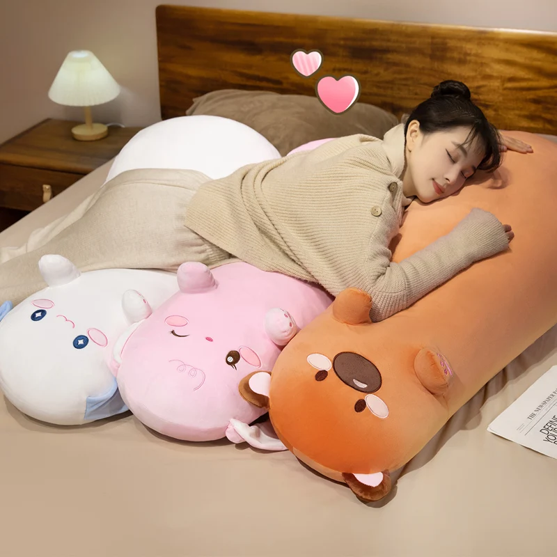 Almohada de peluche animal suave para cama y sofá, regalo - imagen 5