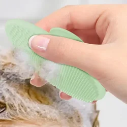 Cepillo de champú de silicona para baño infantil con masaje suave