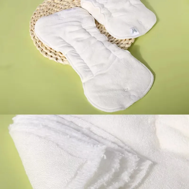 Pañales de tela de bambú reutilizables para recién nacidos - imagen 5