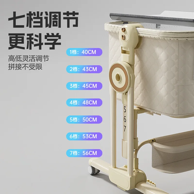 Cuna portátil plegable para bebé – Estructura de aluminio multifuncional - imagen 2