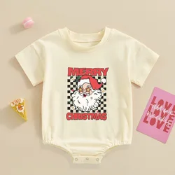 Romper navideño infantil retro con burbujas para bebé y niño