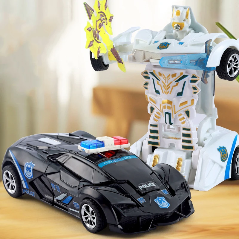 Coche transformable para niños - Juguete de empuje