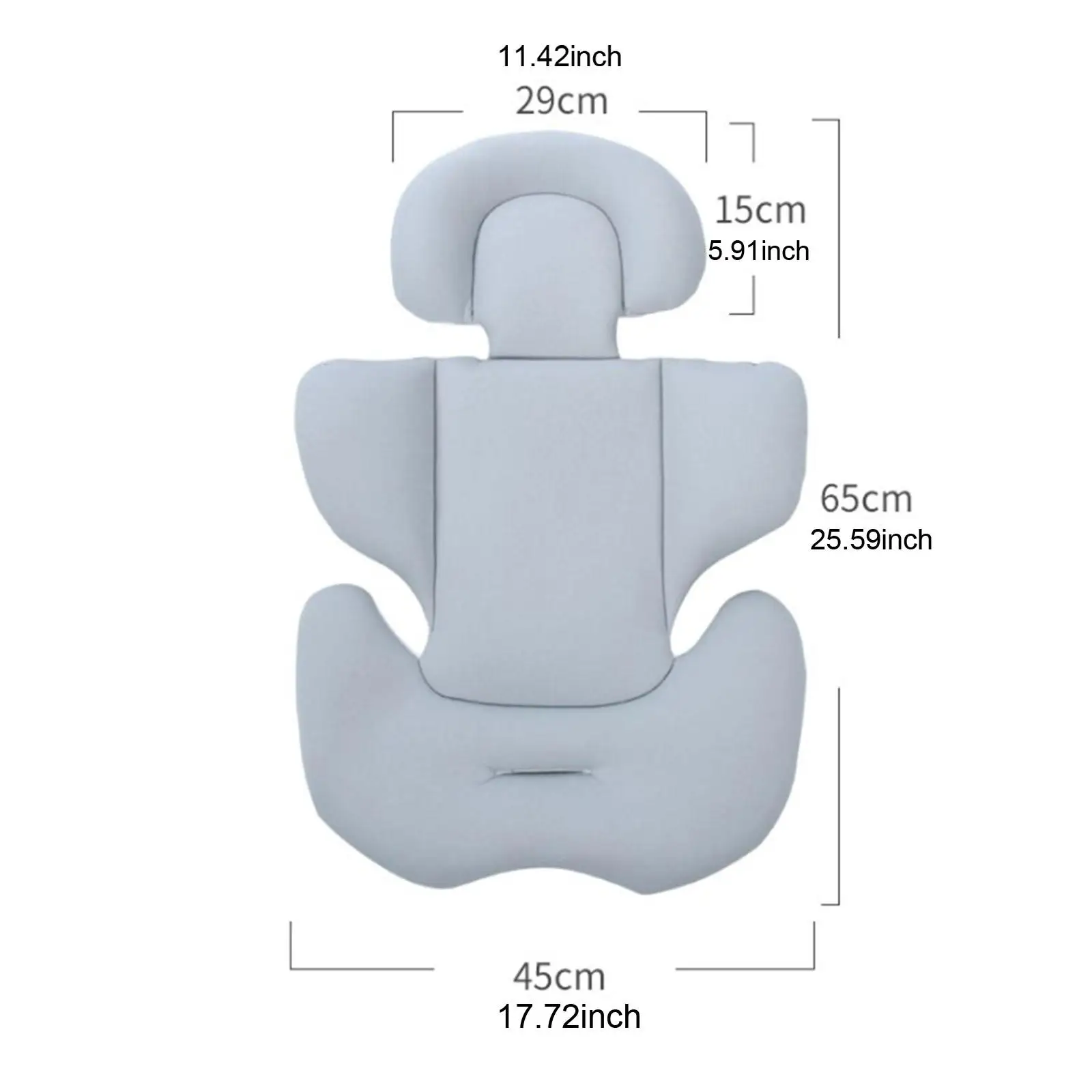 Newborn Stroller Mat Breathable Protective Cushion for Children Car Seat Seat Seat Liner for Pram Pushchair Car Stroller