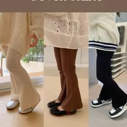 Mallas ajustadas de algodón para niñas – Primavera y otoño
