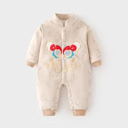 Boutique peleles de bebé invierno con dibujos animados estilo chino